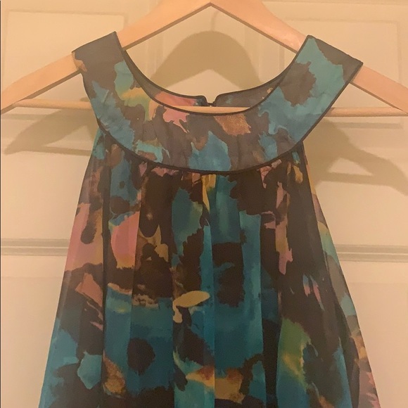 YA brown patterned dress size M - Picture 2 of 4